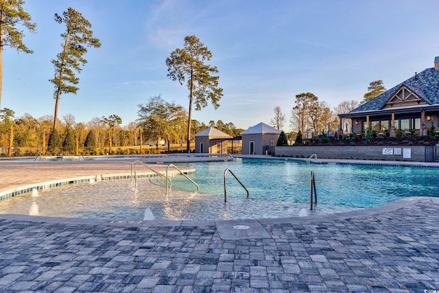 view of pool