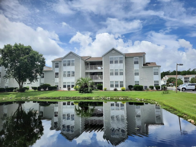 view of property featuring a water view