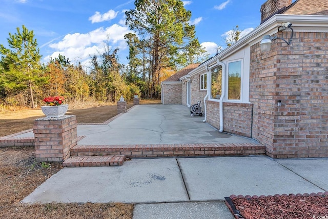 exterior space with a patio area