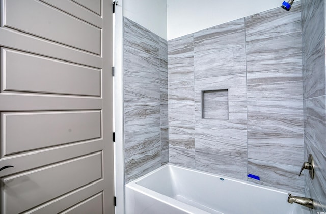 bathroom featuring shower / tub combination