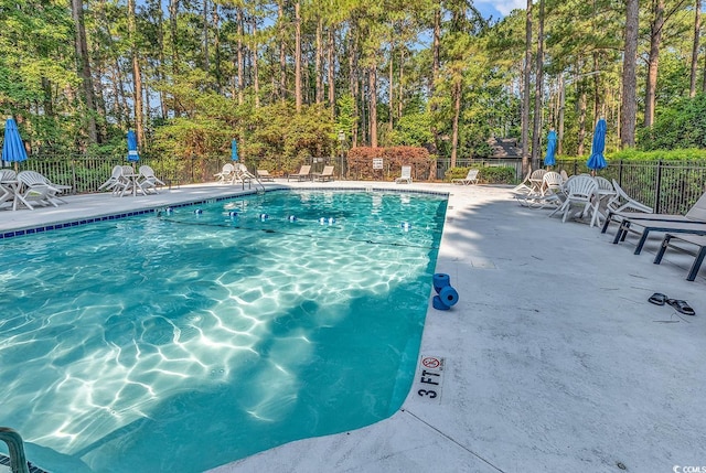 view of swimming pool