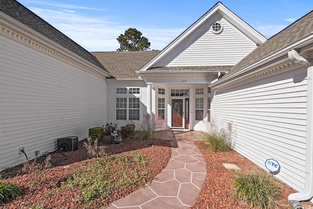 126 Pickering Dr, Murrells Inlet, SC 29576 - view of exterior entry with a shingled roof