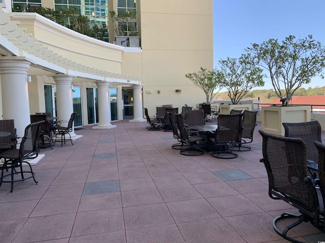 603 S Ocean Blvd Unit 1002, North Myrtle Beach, SC 29582 - view of patio / terrace with outdoor dining area