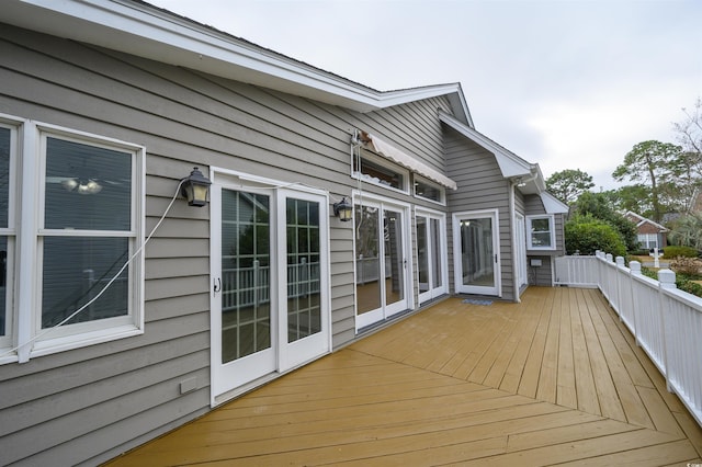 view of deck