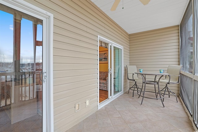 4240 Coquina Harbour Dr Unit E-4, Little River, SC 29566 - sunroom / solarium with ceiling fan
