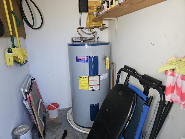 utilities featuring water heater