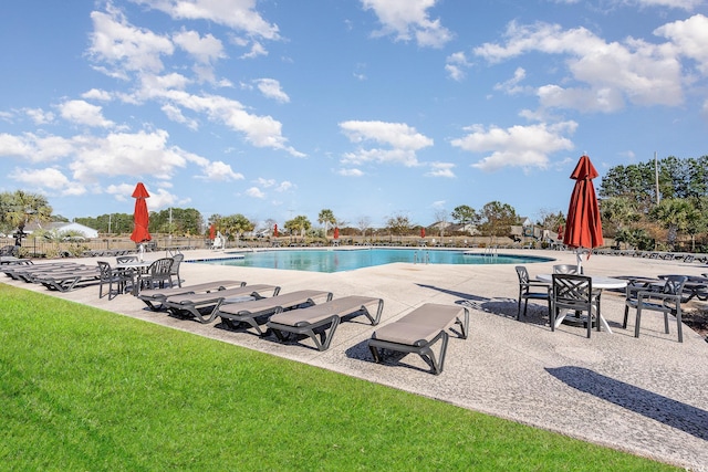 5037 Sassari St, Myrtle Beach, SC 29579 - community pool with a patio