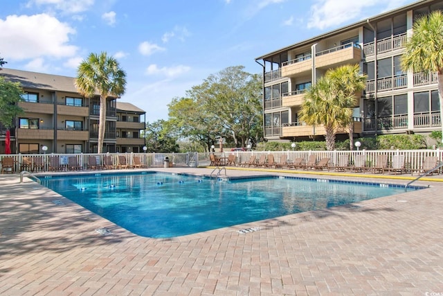 view of pool