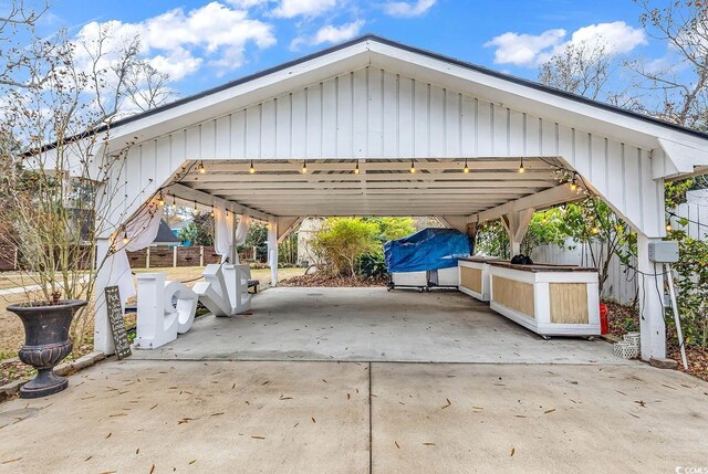 6011 Dick Pond Rd, Myrtle Beach, SC 29588 - view of parking / parking lot featuring a carport