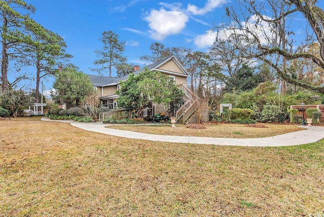 6011 Dick Pond Rd, Myrtle Beach, SC 29588 - exterior space featuring a front lawn