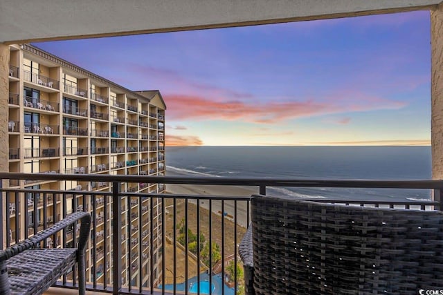 4800 S Ocean Blvd Unit 1219, North Myrtle Beach, SC 29582 - balcony with a water view