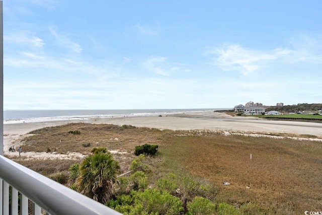 water view with a beach view