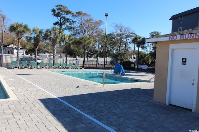 5905 S Kings Hwy Unit 545-B, Myrtle Beach, SC 29575 - community pool with a patio