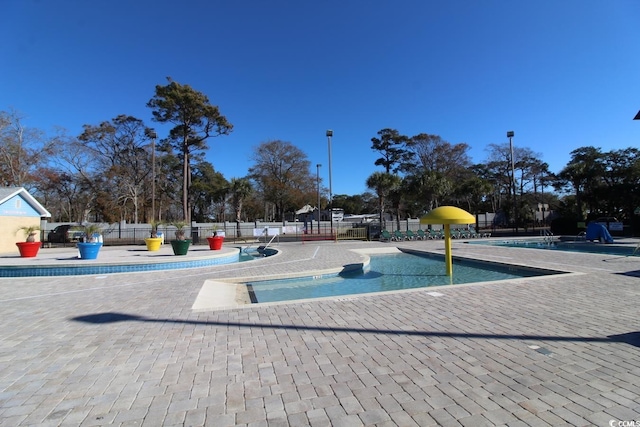 5905 S Kings Hwy Unit 545-B, Myrtle Beach, SC 29575 - community pool with a patio