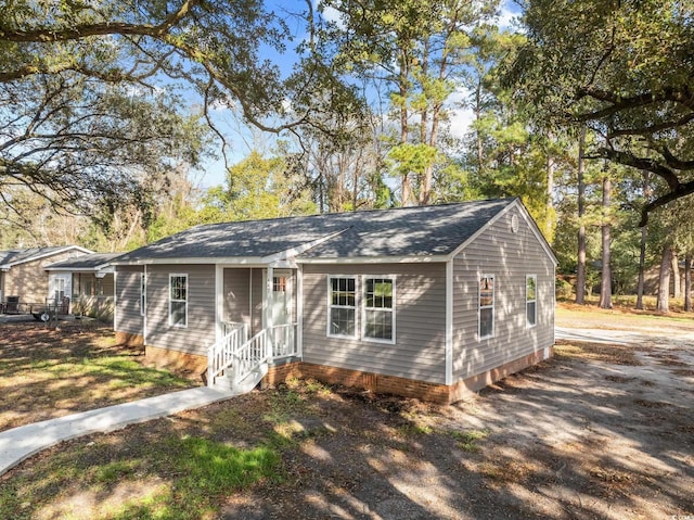 view of front of property