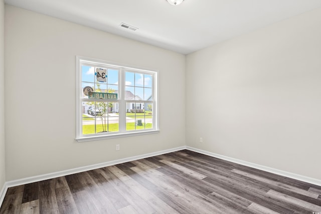 332 Hayloft Cir, Conway, SC 29526 - empty room with dark wood-type flooring and baseboards