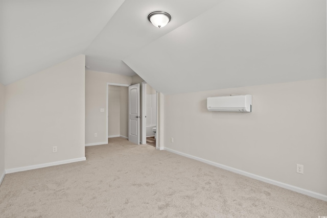 332 Hayloft Cir, Conway, SC 29526 - bonus room with an AC wall unit, carpet floors, and vaulted ceiling