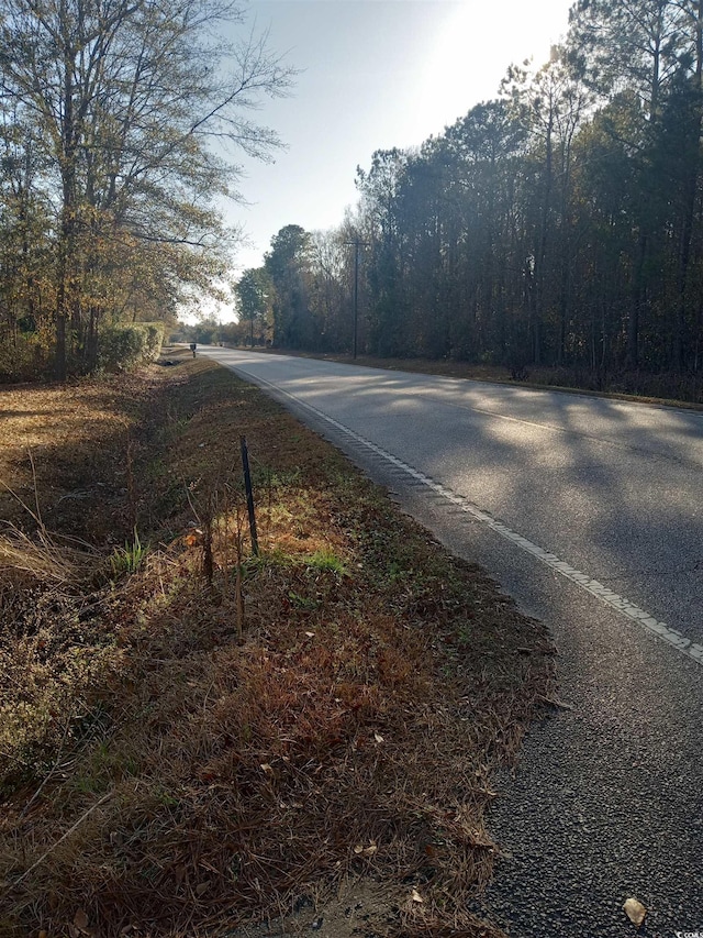 view of road