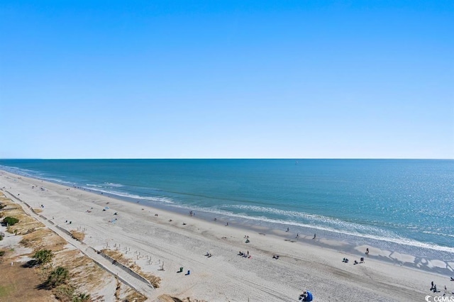 water view featuring local beach