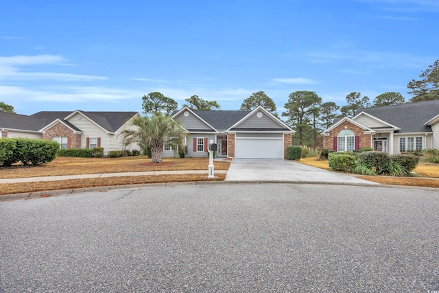 ranch-style house with a garage