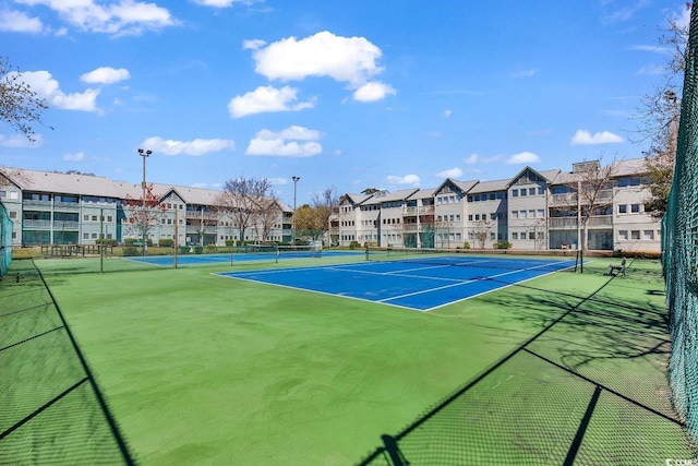 view of sport court with basketball court