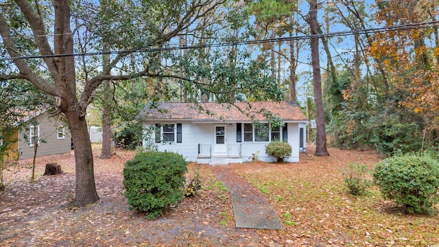 view of ranch-style home