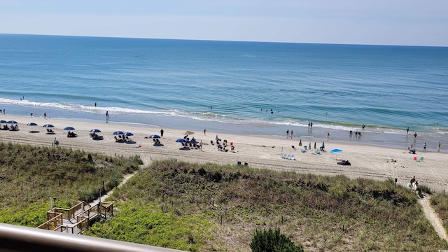 4719 S Ocean Blvd Unit 609, North Myrtle Beach, SC 29582 - water view with nearby beach