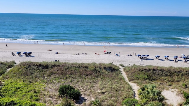 4719 S Ocean Blvd Unit 609, North Myrtle Beach, SC 29582 - water view featuring nearby beach