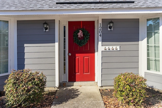 view of entrance to property