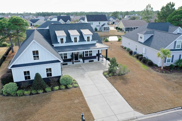 birds eye view of property featuring a residential view