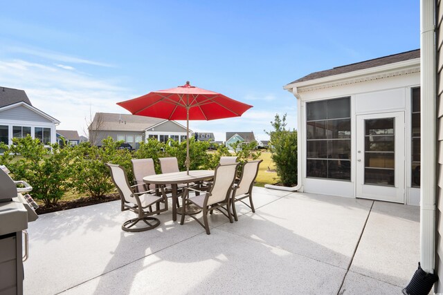 6550 Anterselva Dr, Myrtle Beach, SC 29572 - view of patio with outdoor dining area