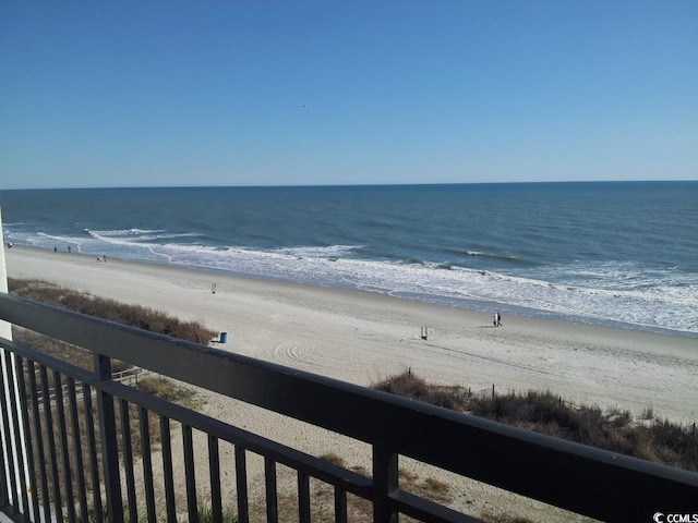 water view with a beach view