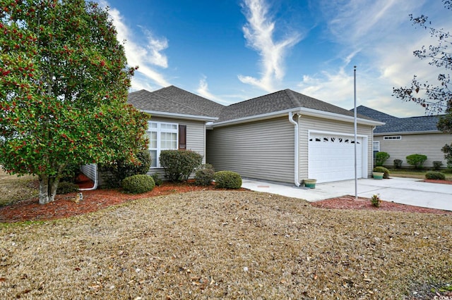 ranch-style house with a garage