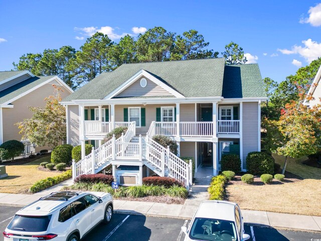 view of front of house with a porch