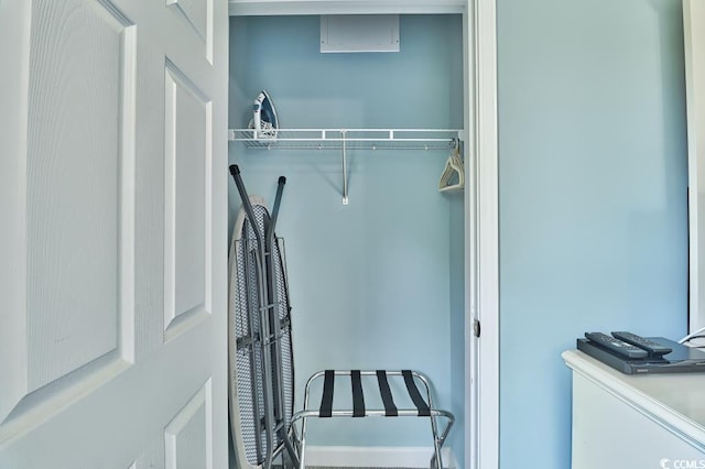 view of closet