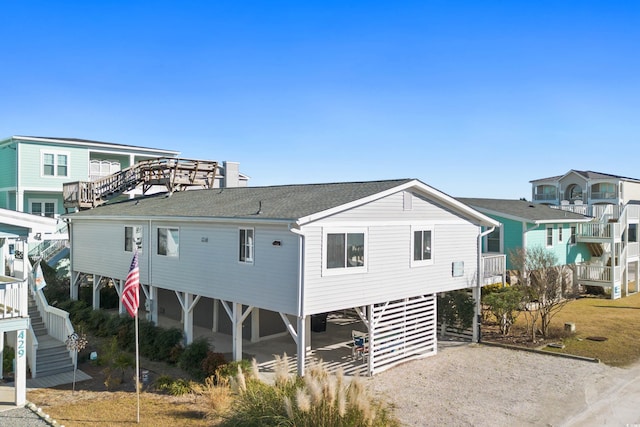 431 28th St S, Sunset Beach, NC 28468 - back of property with a carport