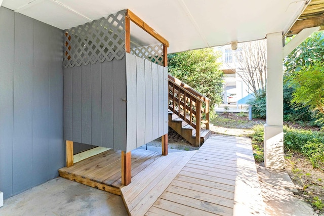 431 28th St S, Sunset Beach, NC 28468 - view of deck