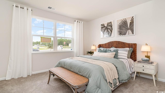 bedroom with carpet flooring