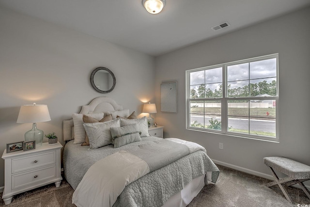 bedroom with carpet flooring