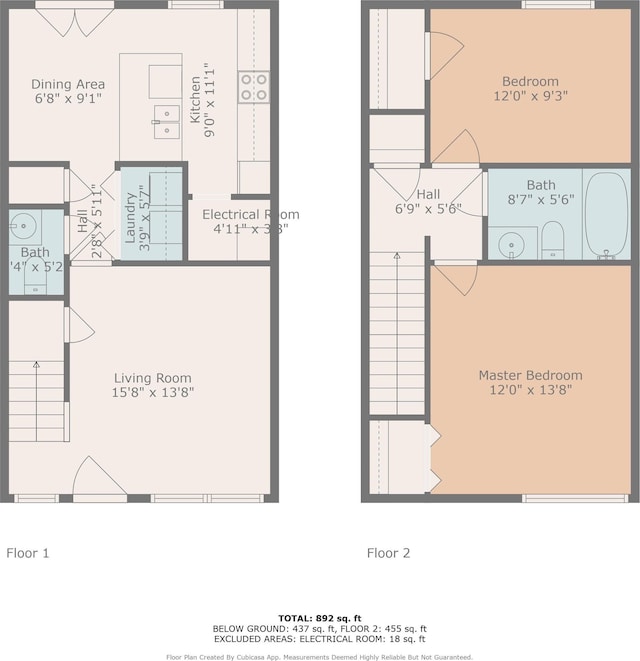 6706 Bryant St Unit B, Myrtle Beach, SC 29572 - floor plan / room layout