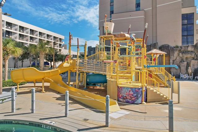 view of jungle gym