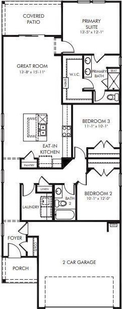 2039 Copper Creek Loop, Longs, SC 29568 - plan