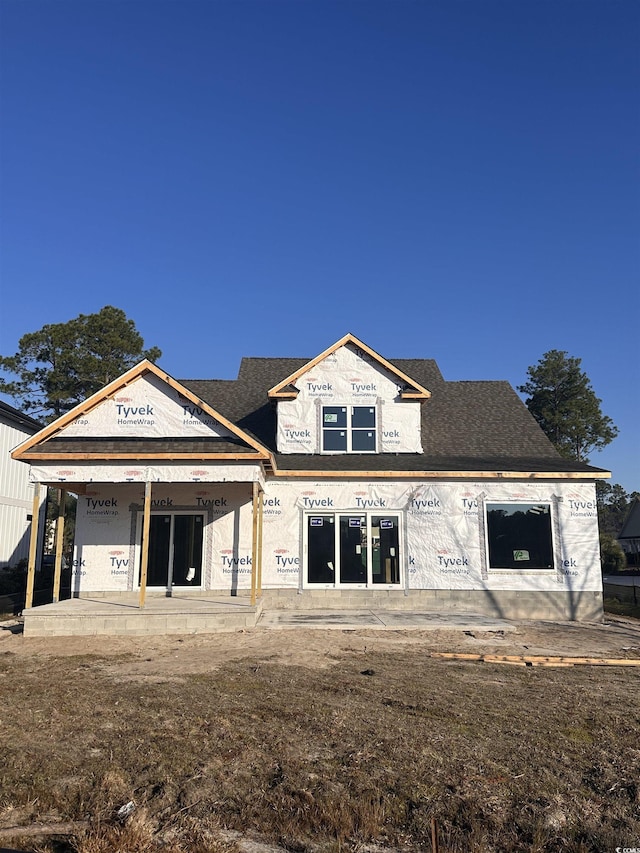 view of property under construction