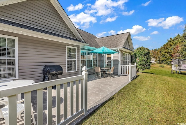 exterior space featuring grilling area