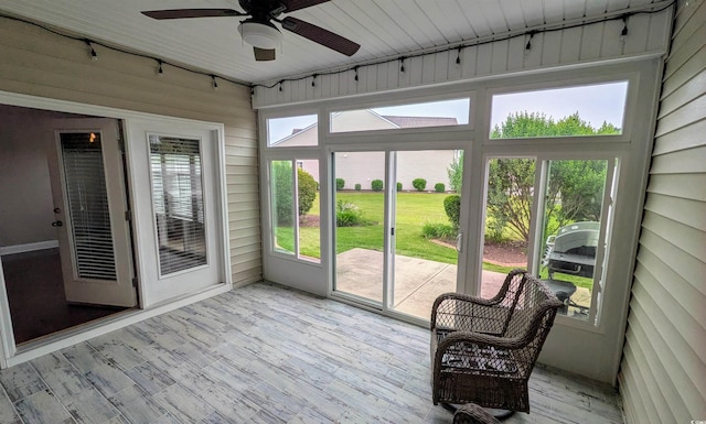 135 Parmelee Dr Unit D, Murrells Inlet, SC 29576 - sunroom / solarium with rail lighting and ceiling fan