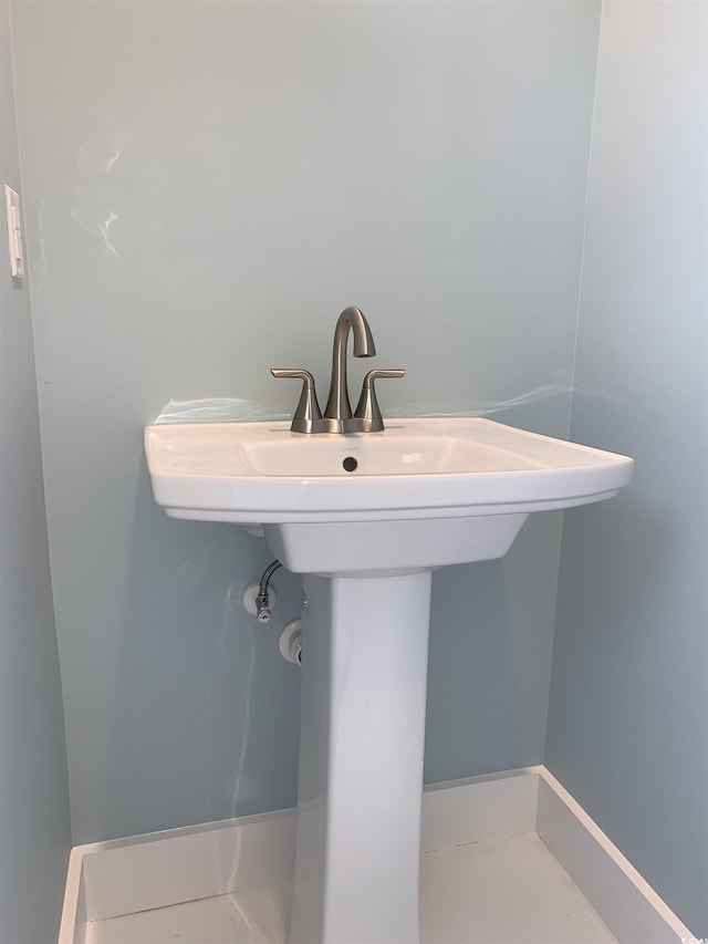 bathroom with a sink