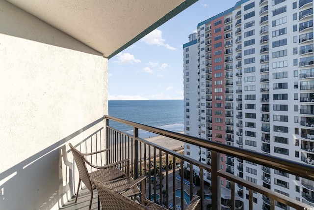 1501 S Ocean Blvd Unit 1549, Myrtle Beach, SC 29577 - balcony with a water view