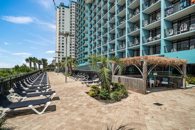 1501 S Ocean Blvd Unit 1549, Myrtle Beach, SC 29577 - rec room featuring carpet floors and a textured ceiling