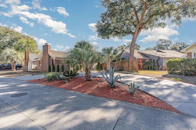 view of front of home