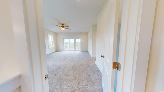 48 Furman Ln, Pawleys Island, SC 29585 - empty room featuring carpet floors and a ceiling fan